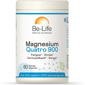 Magnésium Quatro 900 60 gélules Be-Life